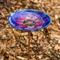 Show in main carousel: Sunnydaze Decor Spring Crocus Deck-Mounted Staked Glass Bird Bath, Purple, 10.5-in slide 8 of 9