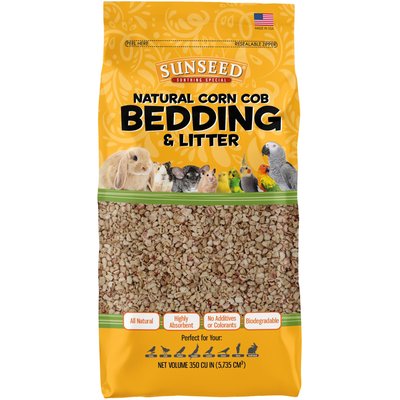 Sunseed Sunseed Natural Corn Cob Bird & Small Pet Bedding & Litter, 5.7-lit