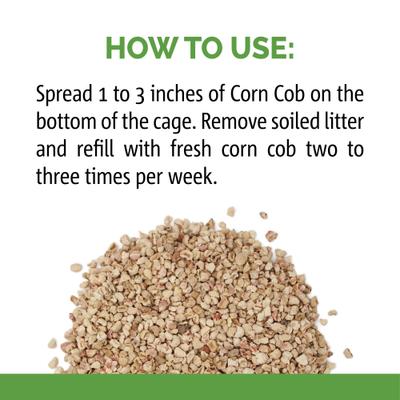 Show full view: Sunseed Natural Corn Cob Bird & Small Pet Bedding & Litter, 5.7-lit slide 6 of 7