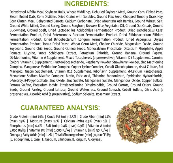 Show full view: Sunseed Vita Prima Adult Rabbit Food, 4-lb bag slide 6 of 8