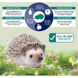 Sunseed Vita Prima High-Protein Poultry, Seafood & Mealworm Food Blend Vitamin-Fortified Hedgehog Food, 1.56-lb bag