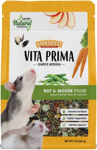Sunseed Vita Prima Mouse & Rat Food, 2-lb bag