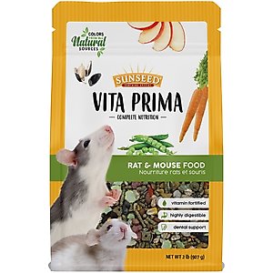 Sunseed Vita Prima Mouse & Rat Food, 2-lb bag