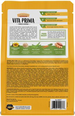 Show full view: Sunseed Vita Prima Vitamin-fortified with Essential Nutrients Dwarf Hamster Dry Food, 2-lb bag slide 2 of 7
