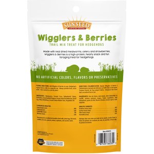 Sunseed Vita Prima Wigglers & Berries Trail Mix Snack Hedgehog & Small-Pet Treat, 2.5-oz bag