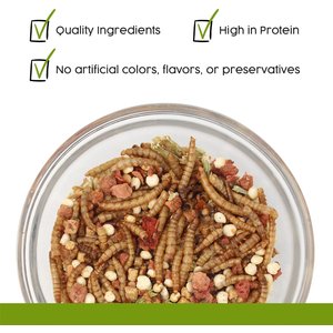 Sunseed Vita Prima Wigglers & Berries Trail Mix Snack Hedgehog & Small-Pet Treat, 2.5-oz bag