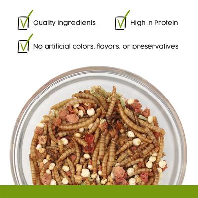 Show full view: Sunseed Vita Prima Wigglers & Berries Trail Mix Snack Hedgehog & Small-Pet Treat, 2.5-oz bag slide 4 of 6