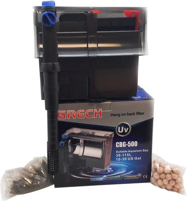 Show full view: SunSun Hang-On Aquarium UV Sterilizer Back Filter, 10-30 gal slide 1 of 9