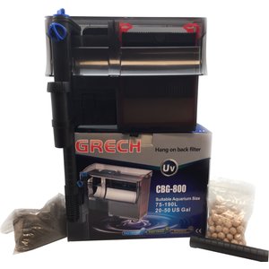 SunSun Hang-On Aquarium UV Sterilizer Back Filter, 25-50 gal