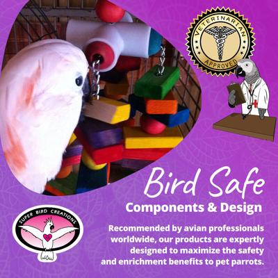 Show full view: Super Bird Creations 4 Way Play Bird Toy, X-Large slide 8 of 11