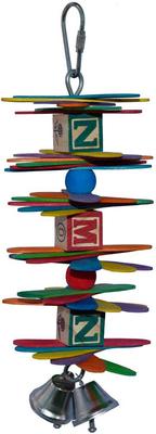 Show full view: Super Bird Creations ABC Spoon Stack Bird Toy slide 2 of 7