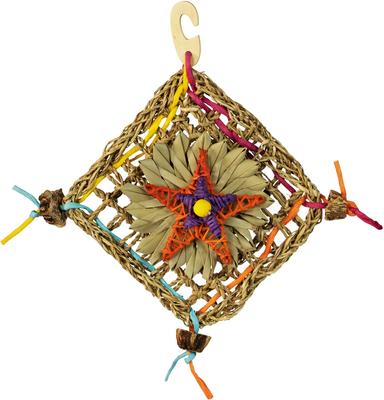 Show full view: Super Bird Creations Activity Wall Small Pet Toy slide 2 of 3