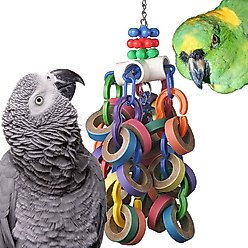 Super Bird Creations Bagel Cascade Bird Toy, Large