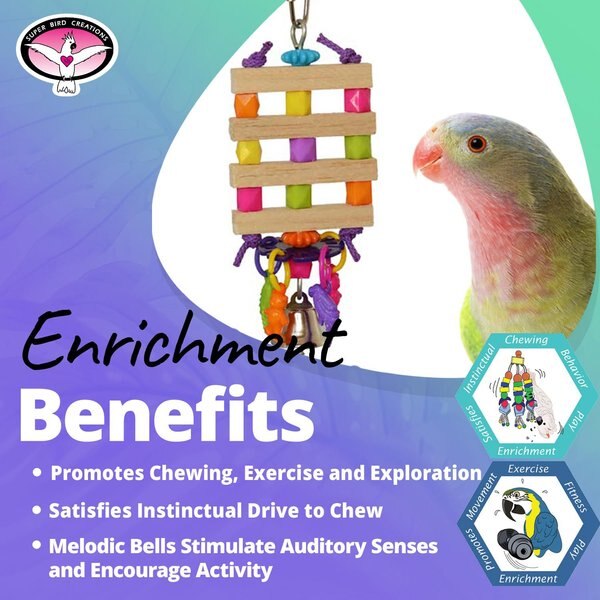 Super Bird Creations Balsa Bling Bird Toy