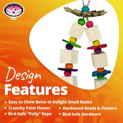 Show full view: Super Bird Creations Balsa Flowers Bird Toy slide 7 of 7