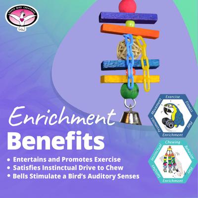 Show full view: Super Bird Creations Balsa Munch Bird Toy, Small slide 4 of 10