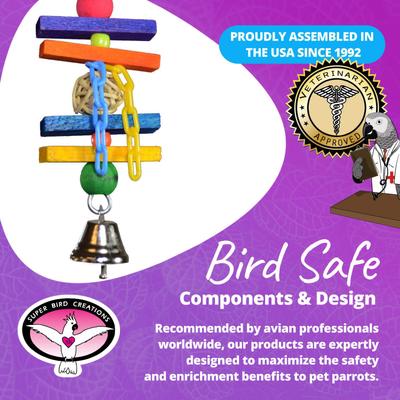 Show full view: Super Bird Creations Balsa Munch Bird Toy, Small slide 7 of 10