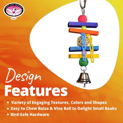 Show full view: Super Bird Creations Balsa Munch Bird Toy, Small slide 8 of 10