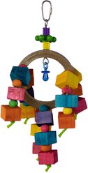 Super Bird Creations Balsa Rainbow Ring Bird Toy slide 2 of 7