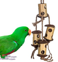 Super Bird Creations Bamboo Climb & Forage Exercise Bird Toy