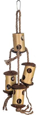 Show full view: Super Bird Creations Bamboo Climb & Forage Exercise Bird Toy slide 2 of 8