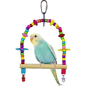Super Bird Creations Bead Swing Bird Toy, Small