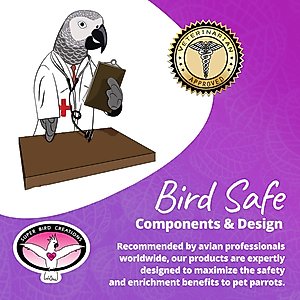 Super Bird Creations Birdie Ball Exercise Bird Toy, X-Large