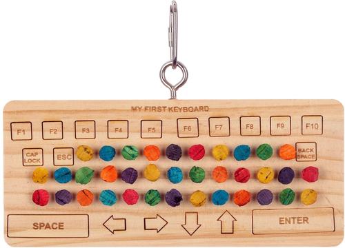 Show full view: Super Bird Creations Birdie Keyboard Chewable Bird Toy slide 2 of 9