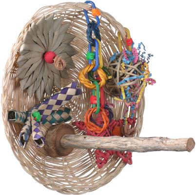 Show full view: Super Bird Creations Busy Birdie Play Perch Bird Toy, Small/Medium slide 2 of 11