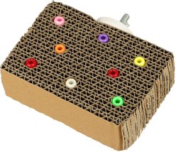 Super Bird Creations Cardboard Treat Block Foraging Bird Toy, Small