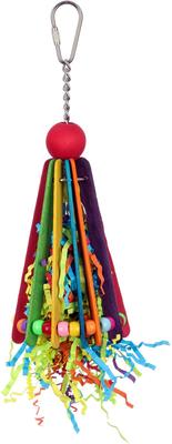 Show full view: Super Bird Creations Clownin' Around Preening Bird Toy slide 2 of 7