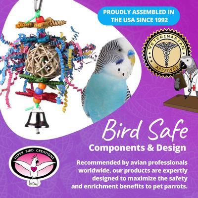 Show full view: Super Bird Creations Crinkle Crinkle Little Star Bird Toy, Small slide 5 of 7