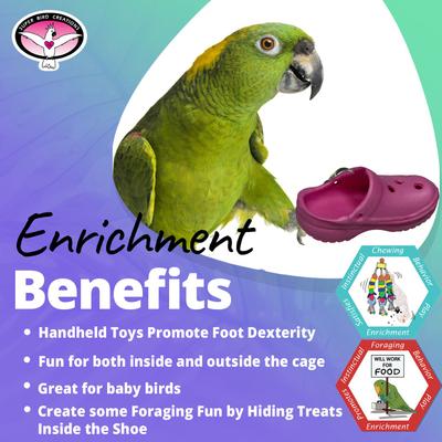 Show full view: Super Bird Creations Crocs Bird Toy, 5 count slide 4 of 7