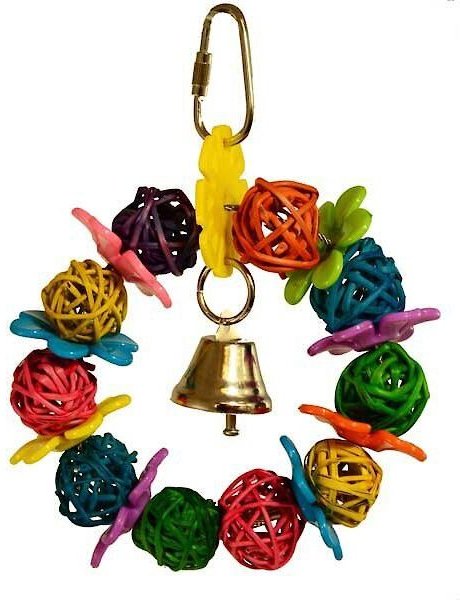 Show full view: Super Bird Creations Daisy Ring Bird Toy, Small slide 2 of 10