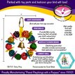 Show in main carousel: Super Bird Creations Daisy Ring Bird Toy, Small slide 3 of 10