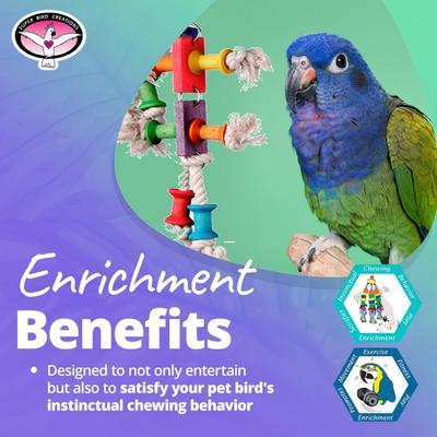 Show full view: Super Bird Creations Dancing Spools Bird Toy slide 4 of 8