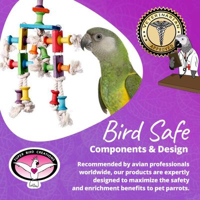 Show full view: Super Bird Creations Dancing Spools Bird Toy slide 7 of 8