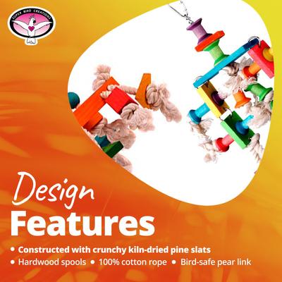 Show full view: Super Bird Creations Dancing Spools Bird Toy slide 8 of 8