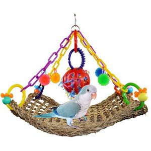 Super Bird Creations Flying Trapeze Bird Toy, Medium