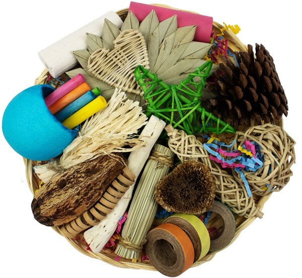 Super Bird Creations Foraging Basket Small Pet Toy