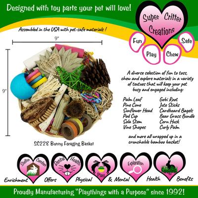 Show full view: Super Bird Creations Foraging Basket Small Pet Toy slide 3 of 4