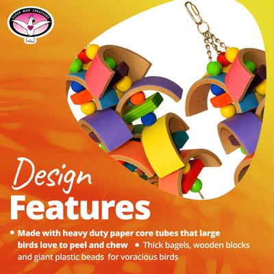 Show full view: Super Bird Creations Humdinger Bird Toy, X-Large slide 9 of 10