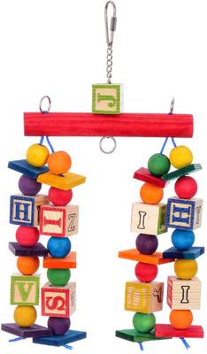 Show full view: Super Bird Creations Katy's ABC Chewable Bird Toy slide 2 of 7