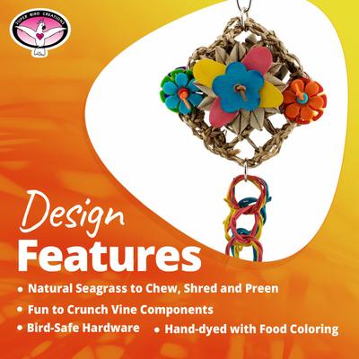 Show full view: Super Bird Creations Kite Tails Conure Preening Toy slide 3 of 7