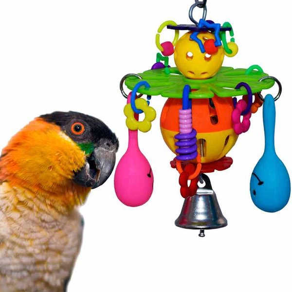 JW Pet Company Activitoy Disco Ball Bird Toy, Small, Colors Vary