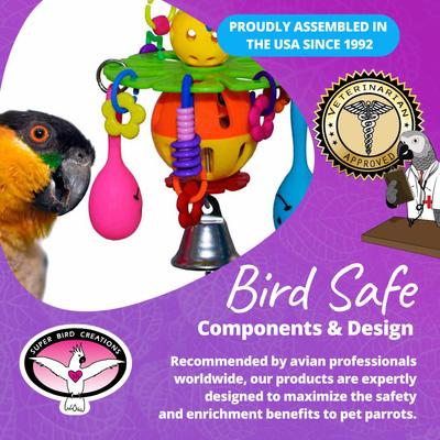 Show full view: Super Bird Creations Maraca Blast Bird Toy slide 6 of 7