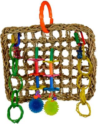 Show full view: Super Bird Creations Mini Activity Wall Bird Toy, Medium slide 2 of 10