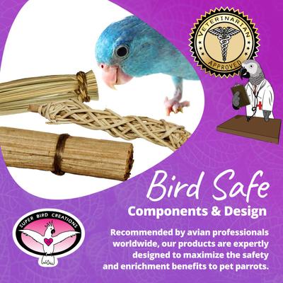 Show full view: Super Bird Creations Natural Crunchies Bird Toy, 8 count slide 7 of 7