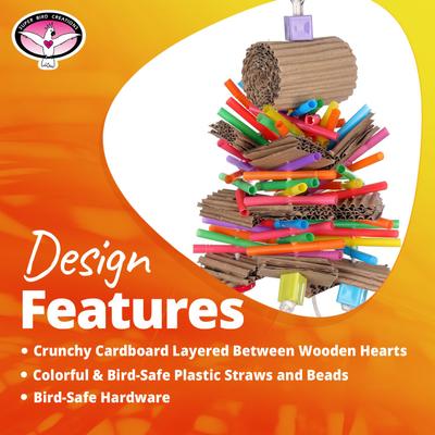 Show full view: Super Bird Creations On A Roll Conure Chewable Toy slide 3 of 7