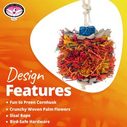 Super Bird Creations Palm Puff Preening Bird Toy slide 2 of 7